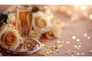 Sparkling wedding rings and, a Photo by Rodica Ciorba