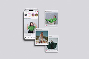 High Quality Instagram Mockup, an Advertising Mockup by Afif_studio (Thumbnail 3 of 5)