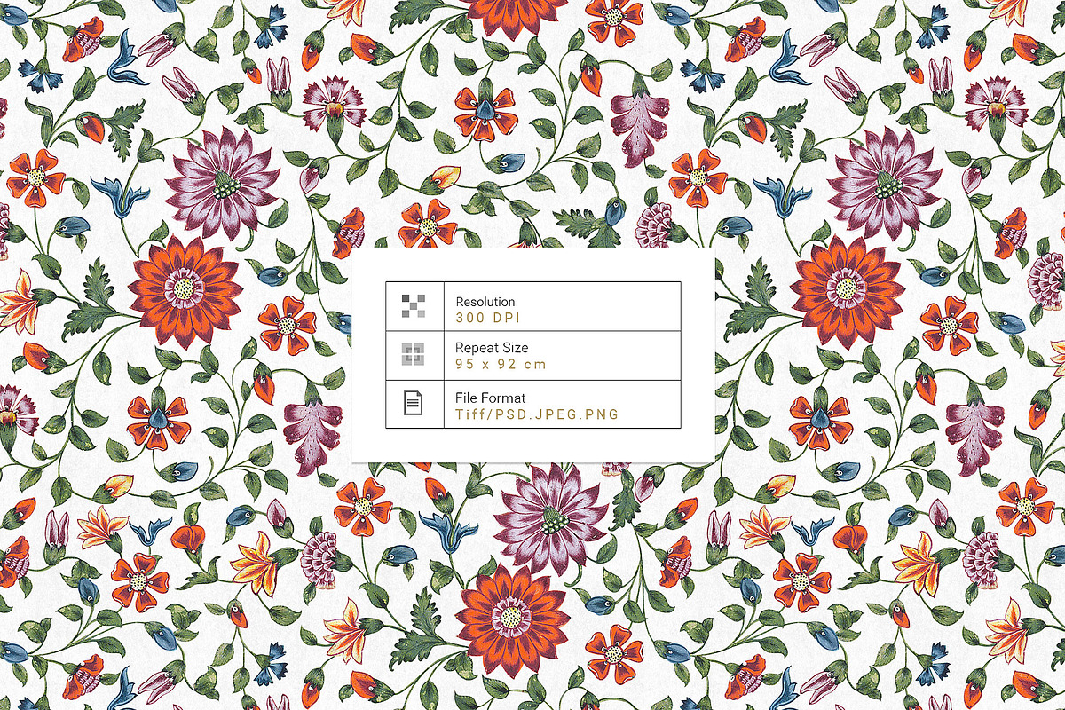 Zari Prints & Motifs, a Pattern Graphic by Pink Linen (Photo 2 of 10)
