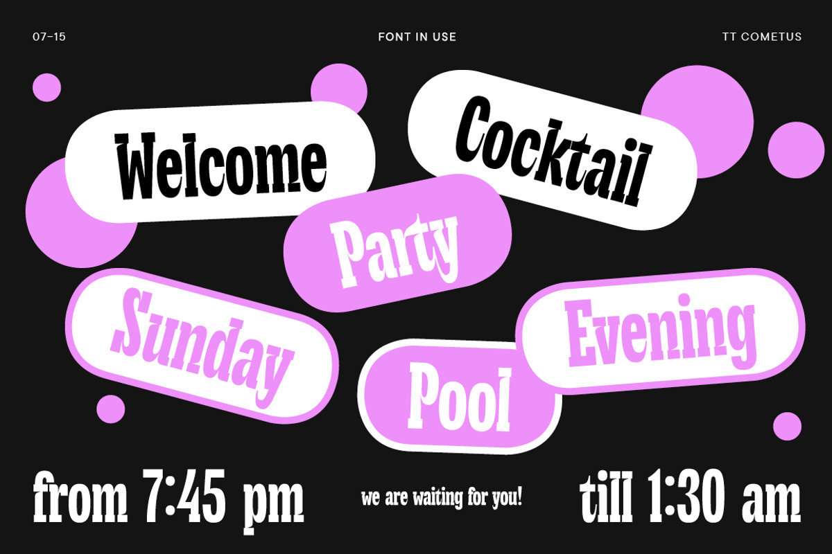 TT Cometus, a Sans Serif Font by TypeType (Photo 7 of 15)