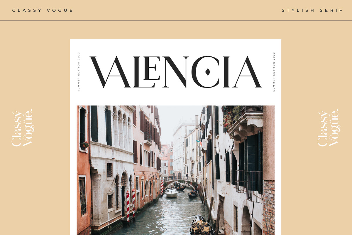 Classy Vogue - Stylish Serif, a Serif Font by Variatype (Photo 2 of 16)