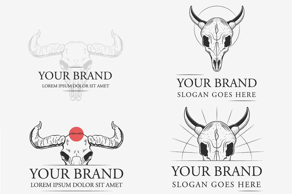 Set Vintage Brand Logos, a Templates & Theme by studiogstock (Photo 5 of 5)