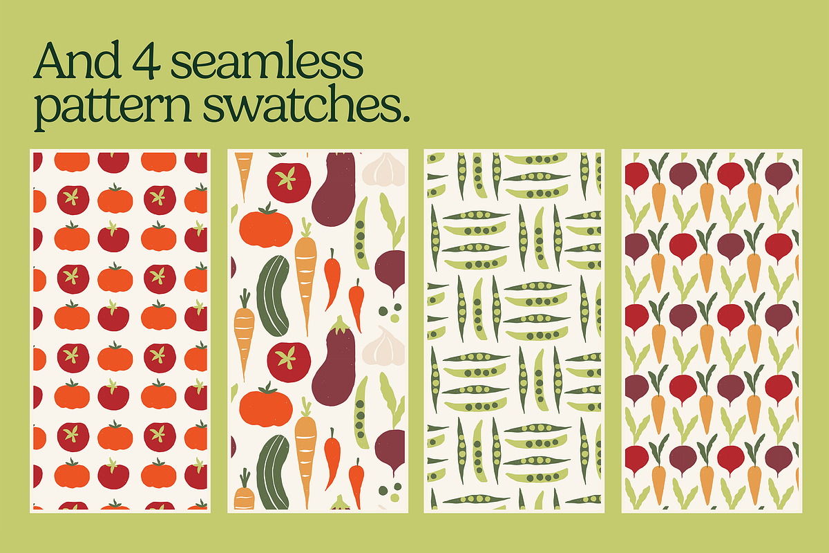 Rustic Vegetable Illustrations, a Food Illustration by Gross Illustrations (Photo 6 of 7)