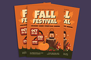 Fall Festival Flyer, a Flyer Template by Gumico Studio. (Thumbnail 1 of 3)