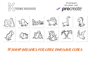 Procreate Dinosaur Playtime!, a Brush Add-On by Extreme Brushes (Thumbnail 2 of 2)