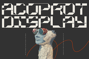 Acoprot Display Font