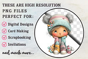 Christmas Elf Girl Clipart, an Illustration by RobertsArt (Thumbnail 5 of 7)