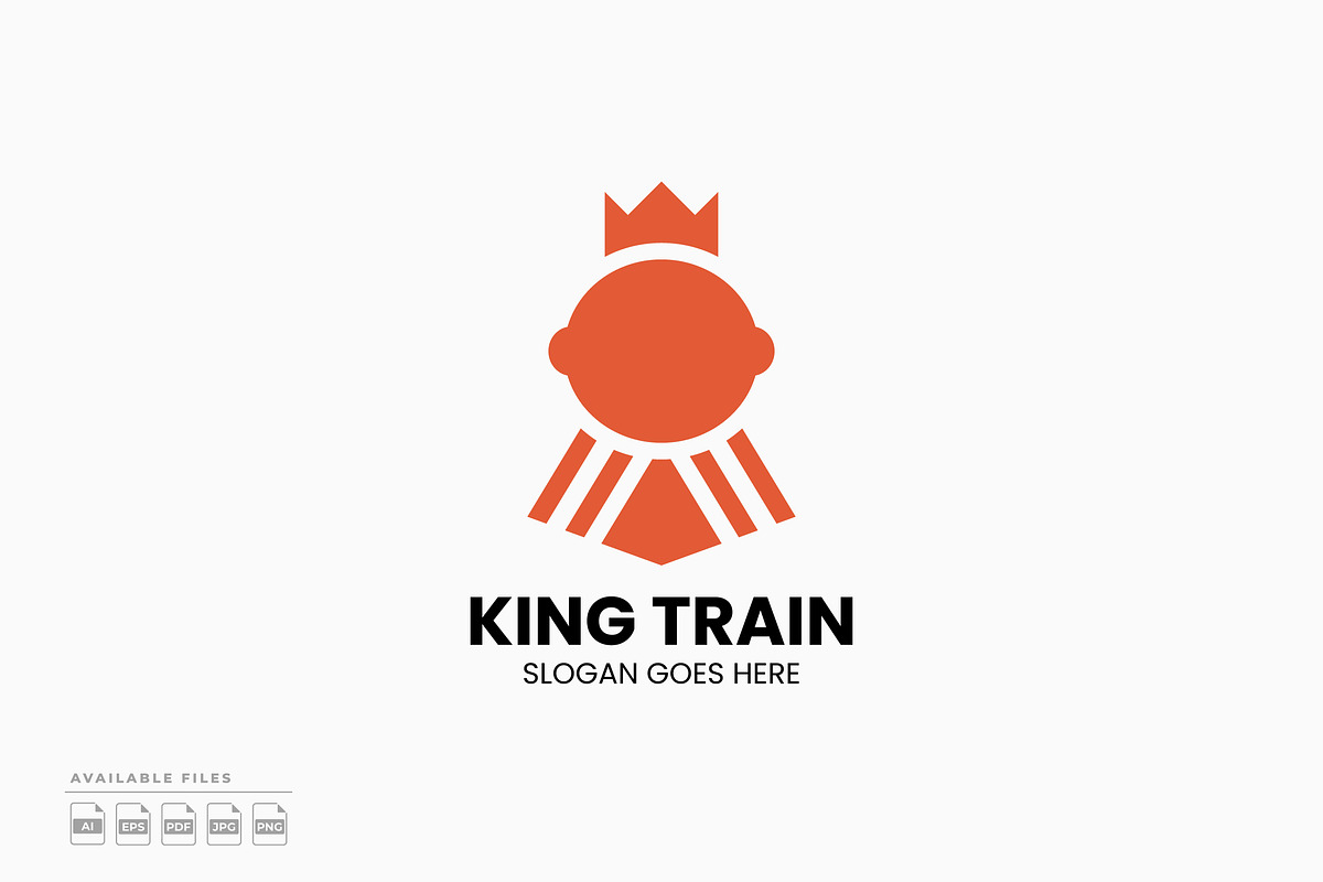 King Train Logo, a Branding & Logo Template by Zeer Graphic