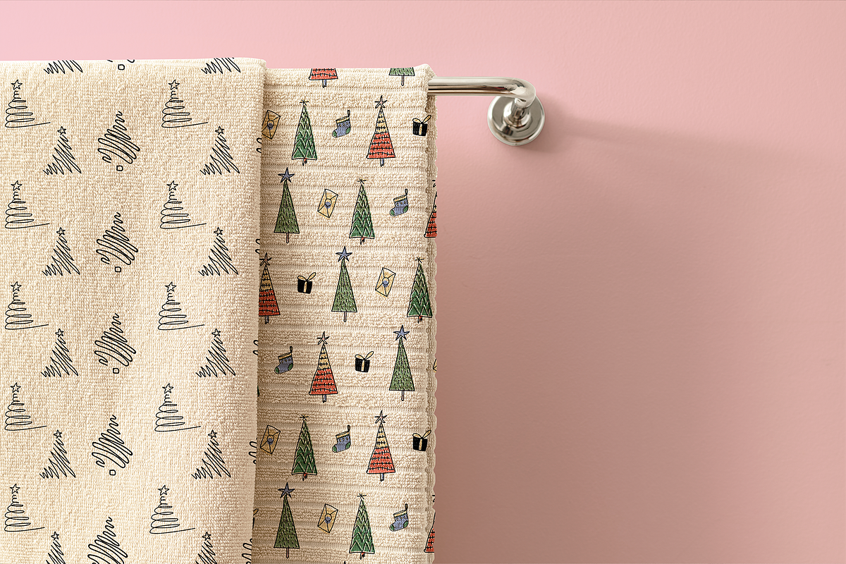 Winter Lollidays Doodle Patterns, a Pattern Graphic by maaariabouvier (Photo 9 of 19)