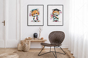 Whimsical Graduation Cat Clipart PNG, a Seasonal Illustration by Canvas Craft (Thumbnail 7 of 10)