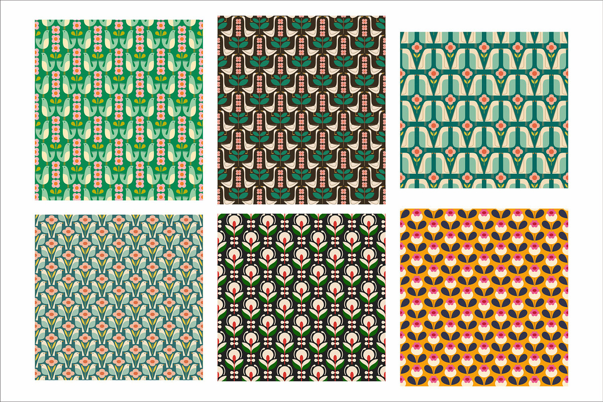 Pack of mixed colorful flower, a Pattern Graphic by Brainware Graphic (Photo 7 of 13)