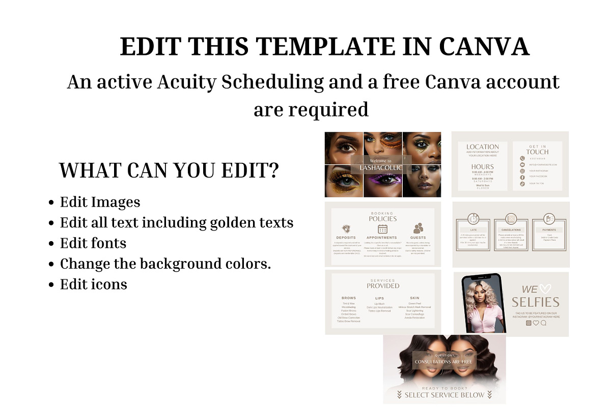 Acuity Scheduling design template, a Websites & App Template by Foedesigner (Photo 4 of 5)