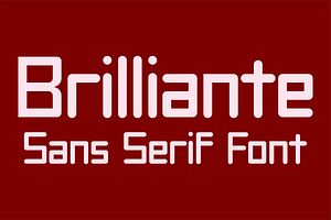 Brilliante - Sans Serif Font