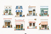 French Cafe Clipart - Cafe de Paris, a Decorative Illustration by PaintPixelCo (Thumbnail 7 of 14)