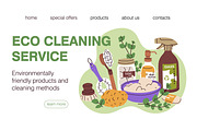 Eco-friendly cleaning products set, an Object Illustration by Good Studio (Thumbnail 6 of 10)