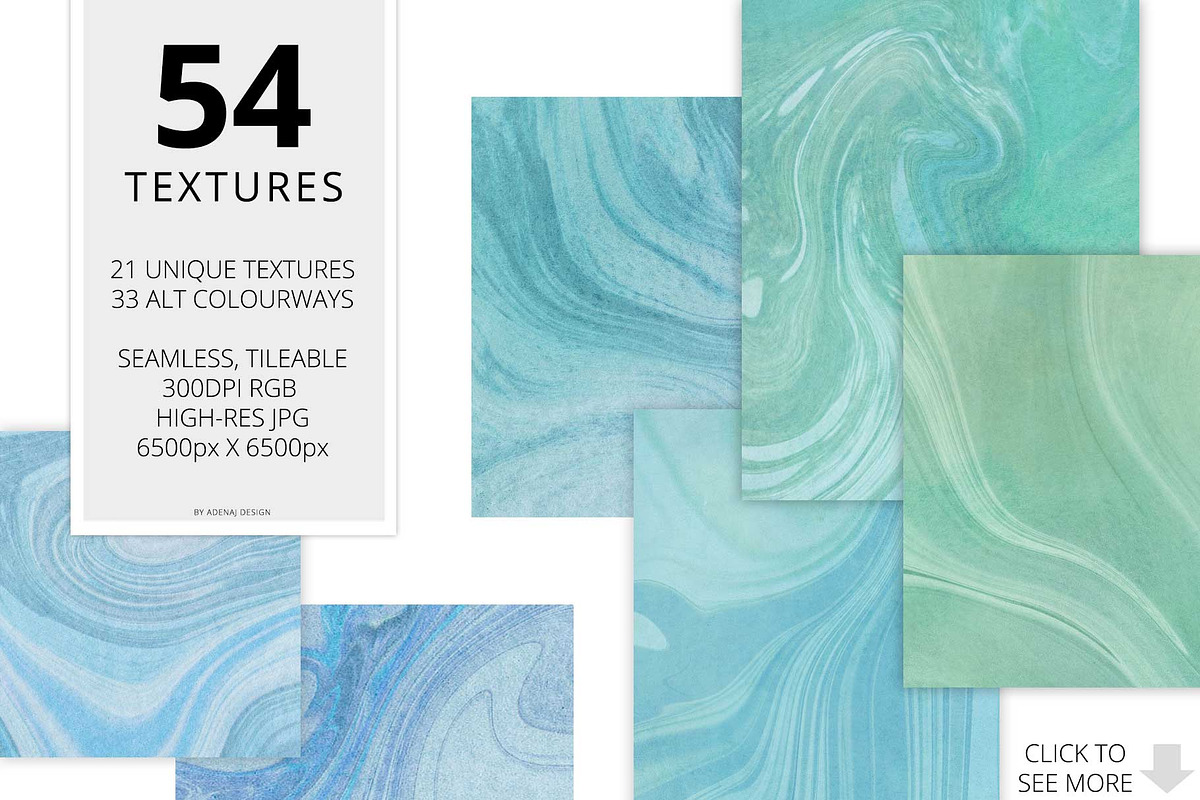 54 Huge Seamless Marbling Textures, a Texture Graphic by AdenaJ (Photo 2 of 24)