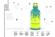 Reusable Water Bottle MockUp, a Cups & Container Mockup by akropol (Thumbnail 2 of 8)