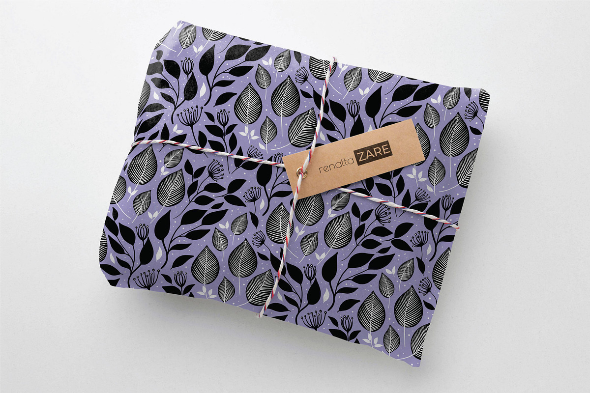 10 Wild meadow vector patterns, a Pattern Graphic by RenattaZare (Photo 2 of 16)