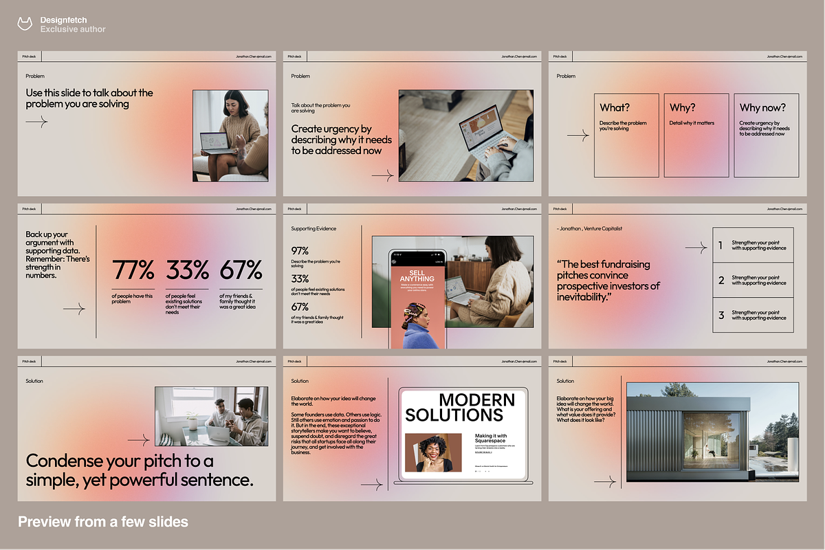 Pitch Deck - Gradient, a Presentation Template by Oday Noon (Photo 5 of 10)