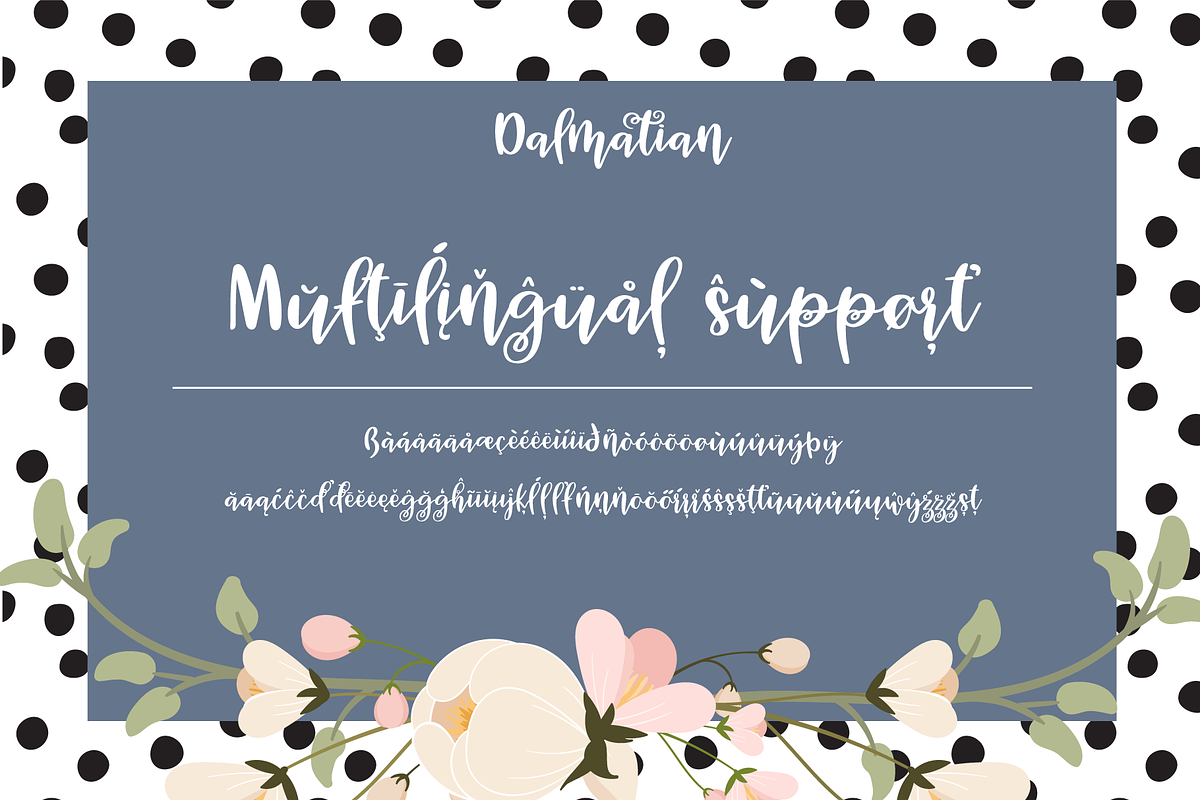 Dalmatian Script Font preview 7