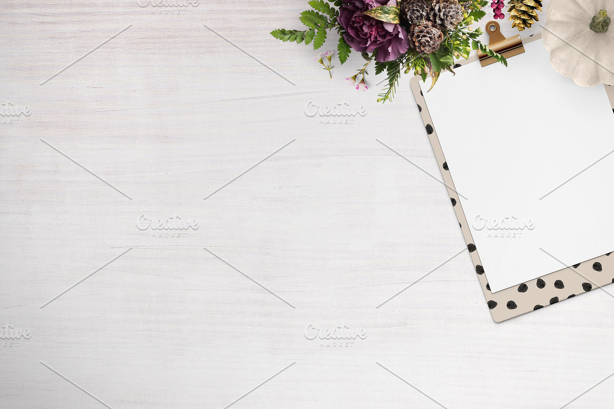 Pretty purple autumn flat lay scene featuring styled stock photo, styled, a Holiday Photo by Garlic Friday Design (Photo 3 of 3)