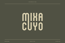 Mixacuyo - Modern Condensed Typeface