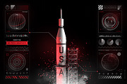 Futuristic UI - 200 Design Elements, an Object Graphic by Samolevsky (Thumbnail 4 of 17)
