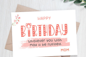 Gift Boxes - Deco Font