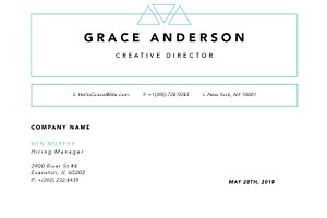 Grace Resume Template - 4 Page