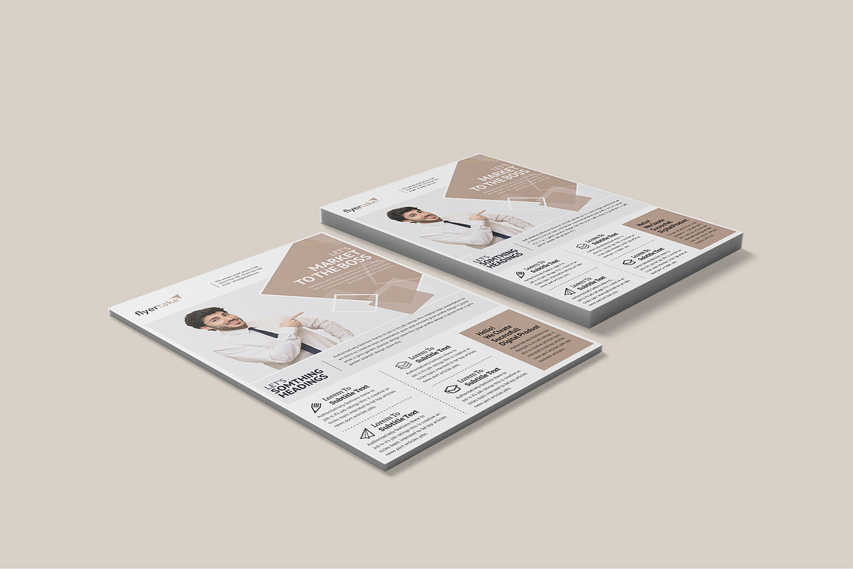 A4 Flyer Poster Mockup Bundles, a Flyer Template by Graphic Aesthetic (Photo 16 of 22)