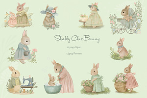 Vintage Spring Bunny