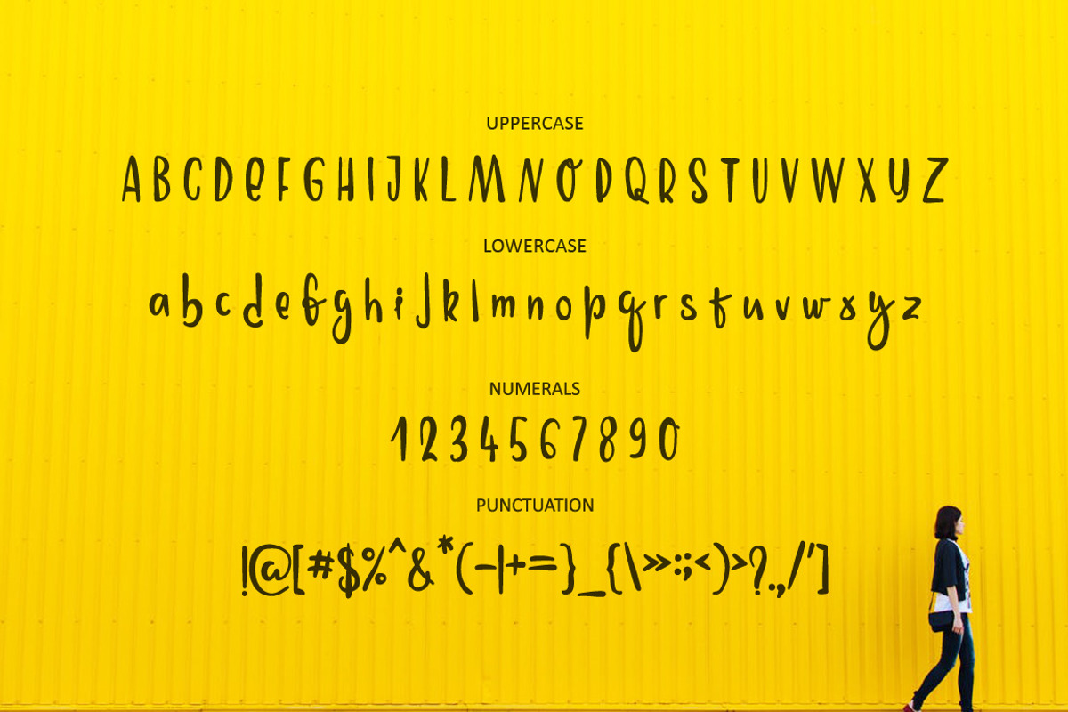 Amaury handwritten font preview 2