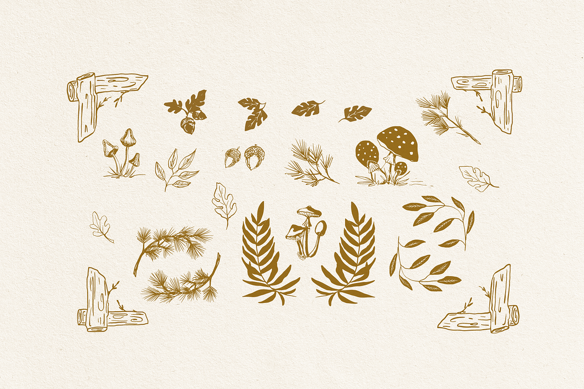 Camping Hand Drawn Illustrations, an Object Illustration by Antiquaria (Photo 10 of 14)