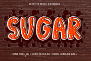 Koko - fun display font, a Font by Fontcastle (Thumbnail 7 of 7)