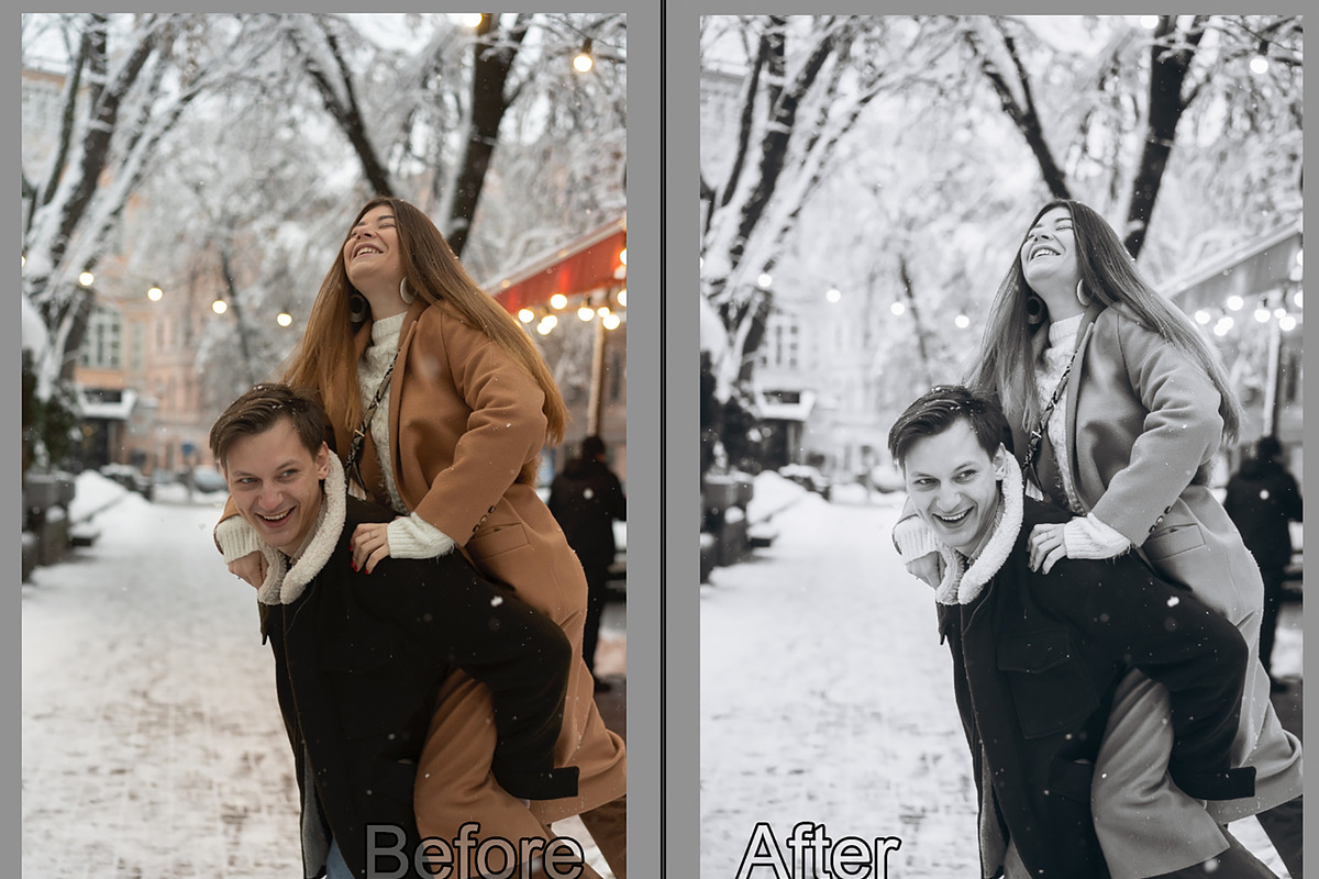 TOP10 Winter Film Lightroom Presets, an Action Add-On by Tekso (Photo 9 of 15)
