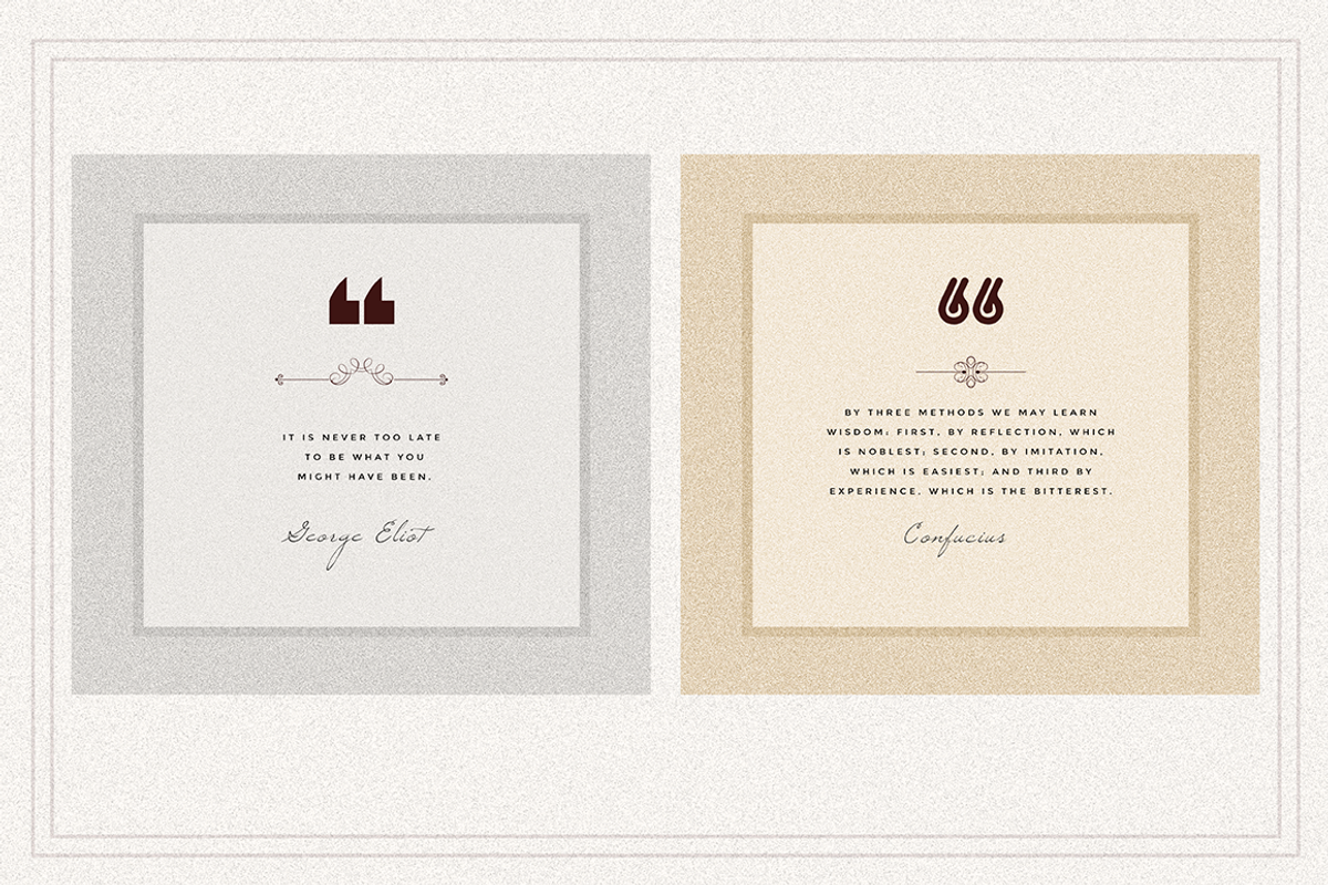 AMBIENT VOL2 Social Media quote pack, a Social Media Template by Vova (Photo 5 of 7)