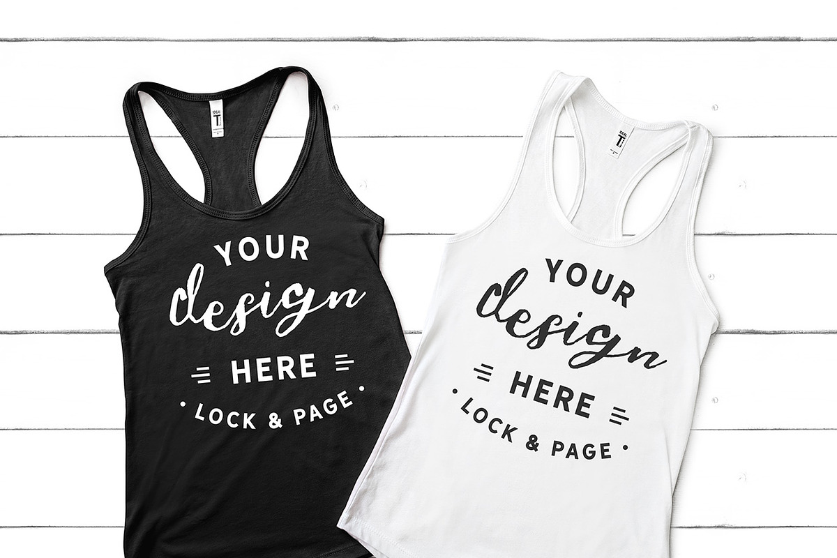Next Level 1533 Tank Mockup Bundle, a Shirt Mockup by lock and page (Photo 15 of 35)