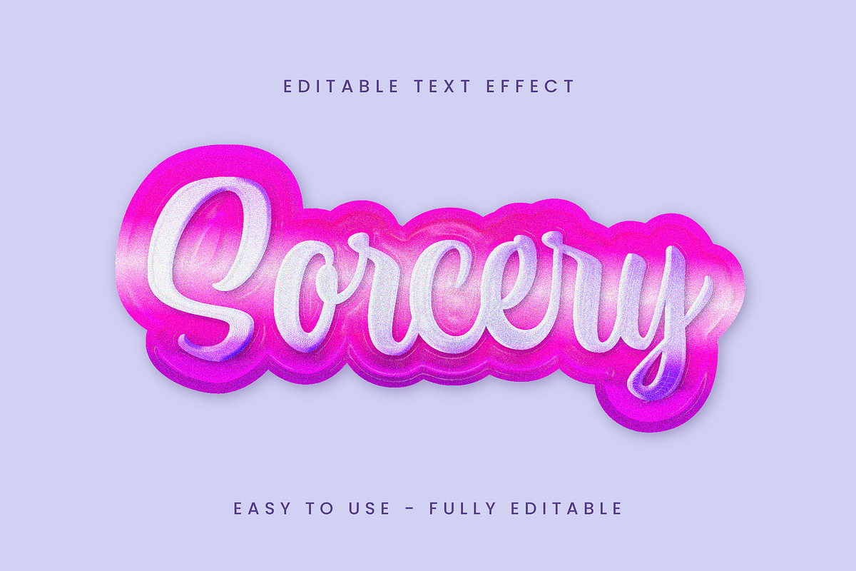Plastic Glossy Shiny Text Effect