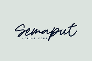 Semaput - Script Font