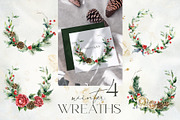 Christmas watercolor Winter Berries, a Seasonal Illustration by Yuliya Derbisheva (Thumbnail 10 of 17)