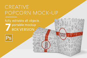 Popcorn Mockup