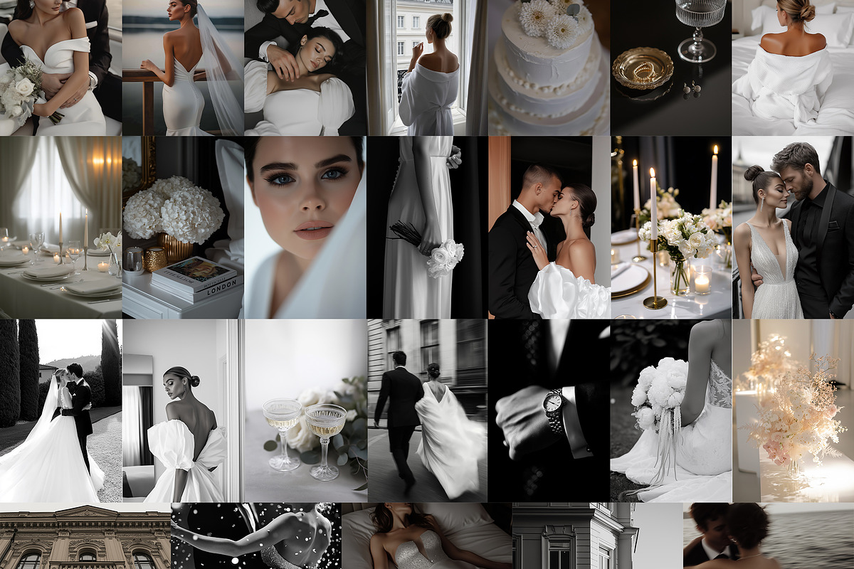 Noir Et Noir 200 Wedding Photos, a Beauty & Fashion Photo by Muse Mockups (Photo 26 of 30)