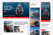 Freight and Logistics Website UI, an UI Kit Template by peterdraw (Thumbnail 7 of 7)