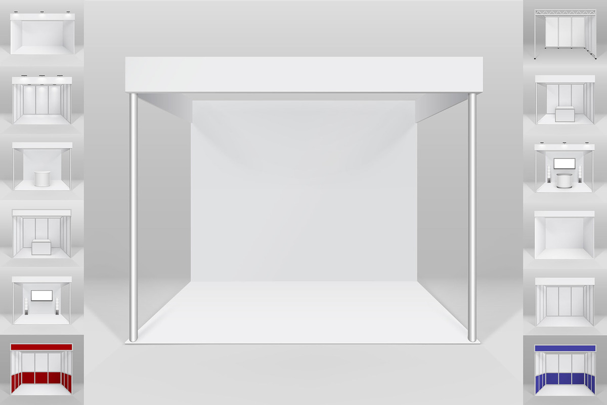 Trade Exhibition Stands Set, a Print Template by Zonda (Photo 1 of 23)