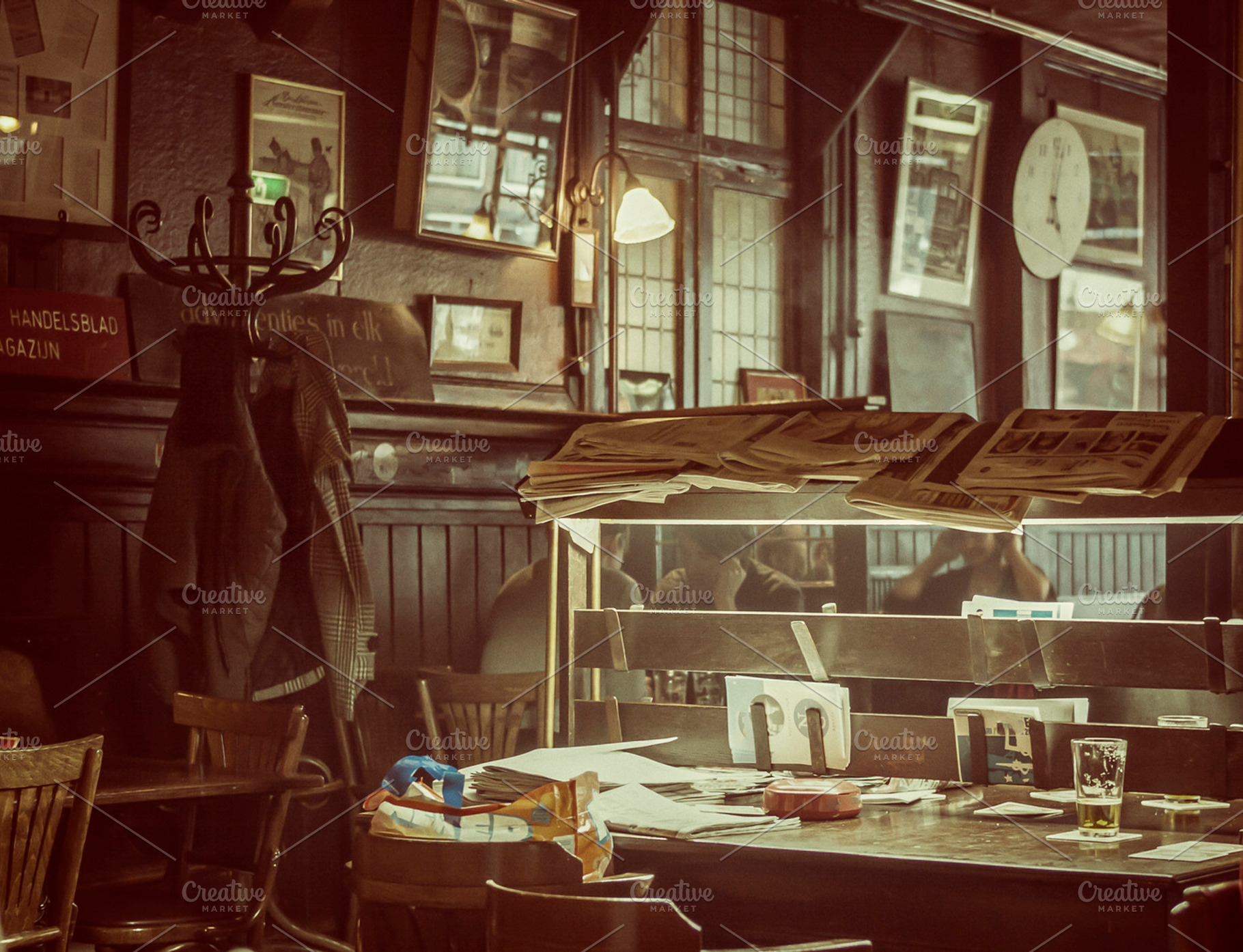 Inside a dutch pub