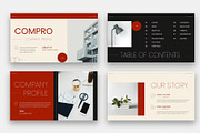 Compro - Company Profile Powerpoint, a Presentation Template by Fit-tee (Thumbnail 2 of 6)