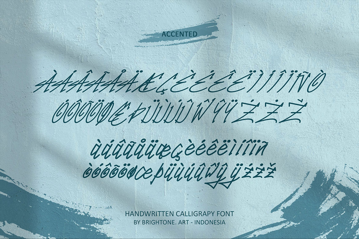 Artheim - Stylish Handwritten Font, a Script Font by Brightone (Photo 7 of 9)