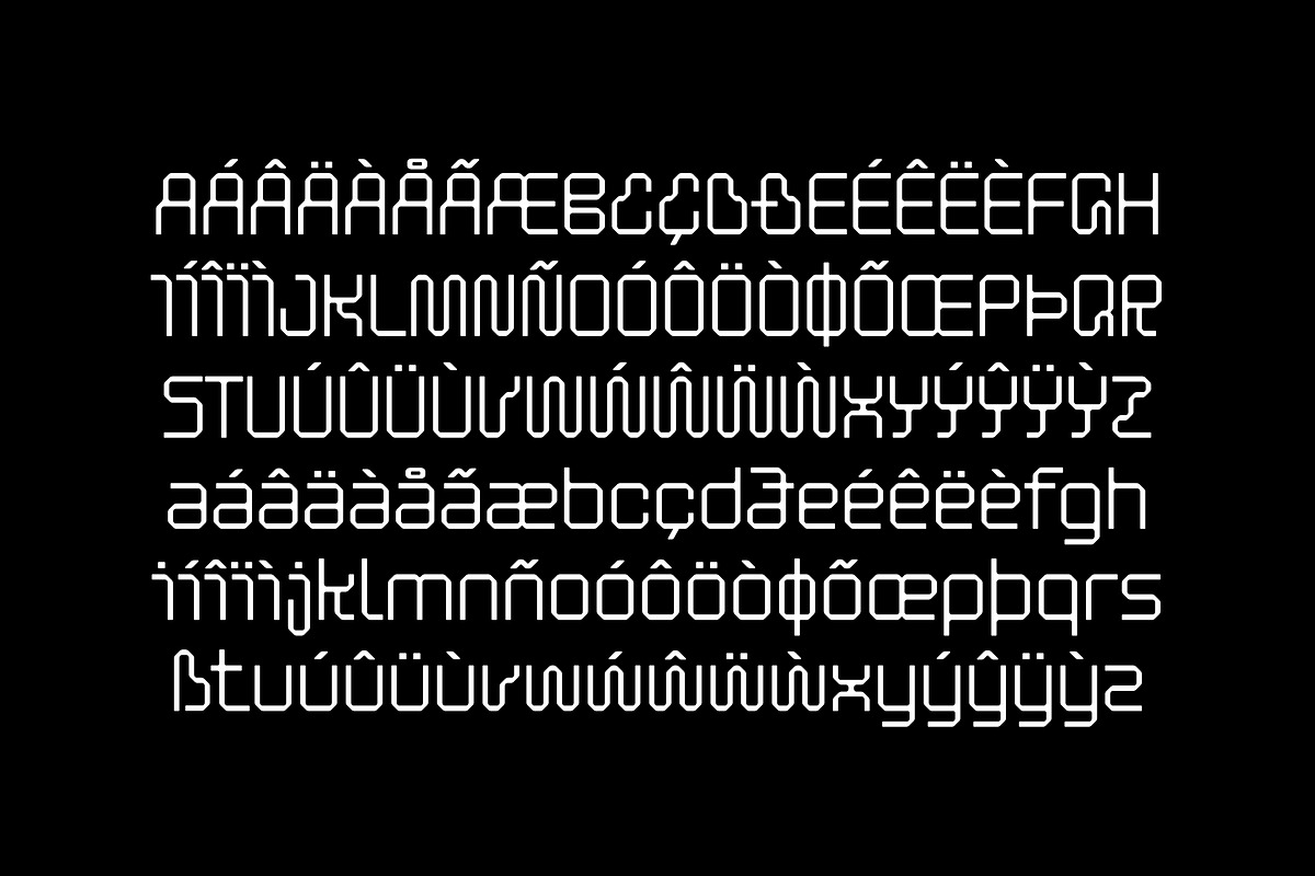 Techtape, a Symbol Font by Here  FF (Photo 10 of 12)