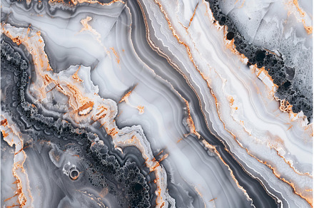 Luxurious grey marble texture with, an Abstract Photo by Ylivdesign