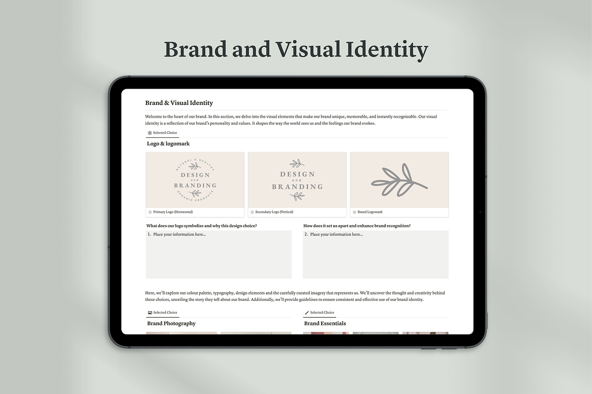 Notion Brand Presentation Template, a Templates & Theme by Swyn.Studio (Photo 4 of 10)